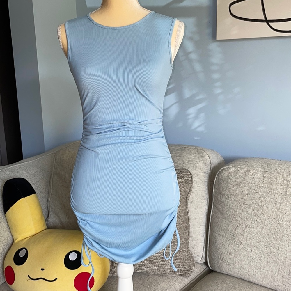 Side Ruched Mini Dress